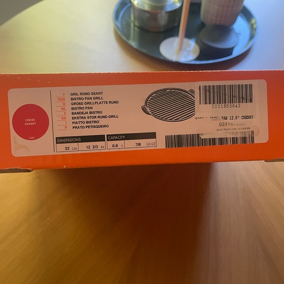 New Le Creuset Cast Iron Ribbed Bistro Pan Grill Griddle - Picture 8 of 12